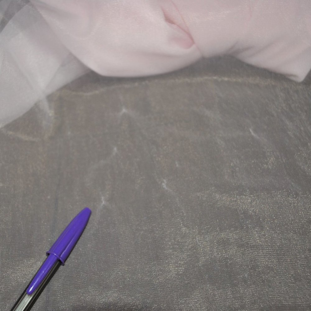Vintage Sears Peignoir Set Size Small 32-34 Pink & White Short Nightie & Robe - Picture 11 of 15